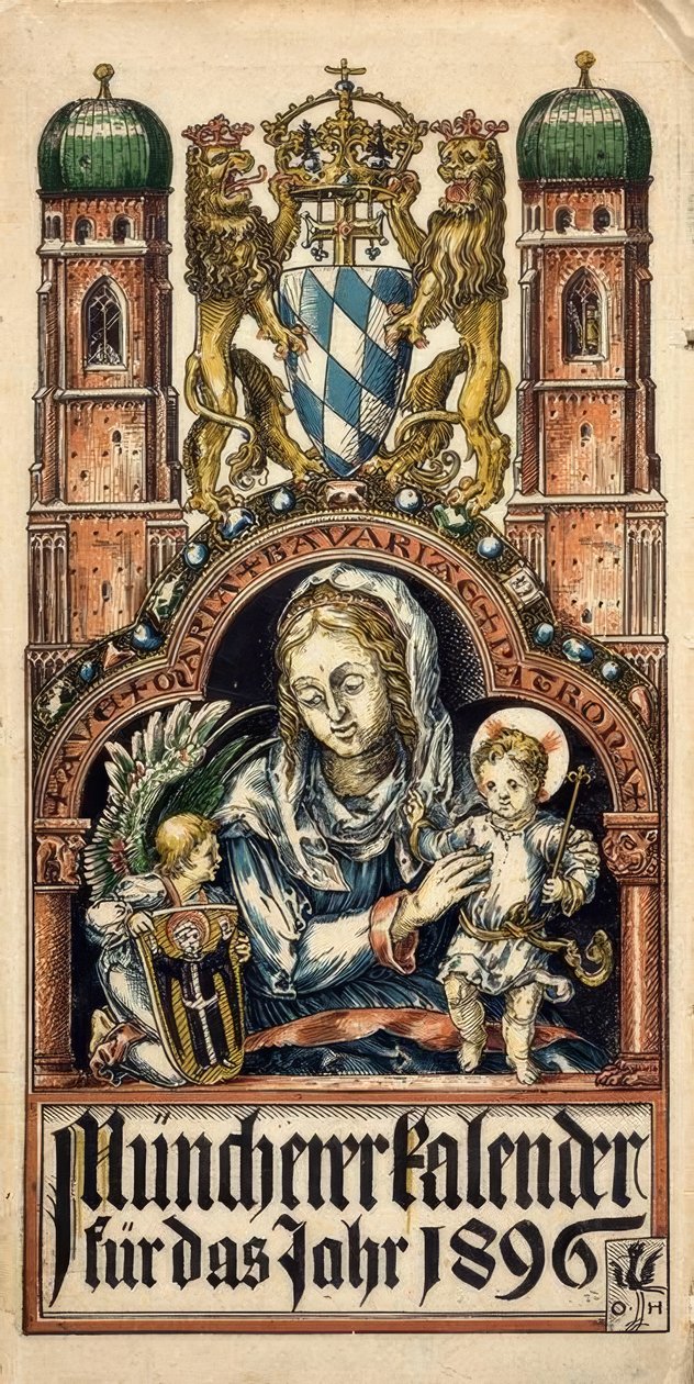 Maria af Bayern af Otto Hupp