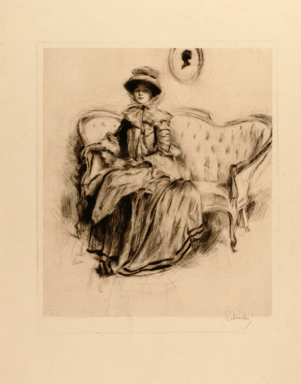 Den gamle sofa af Otto J. Schneider