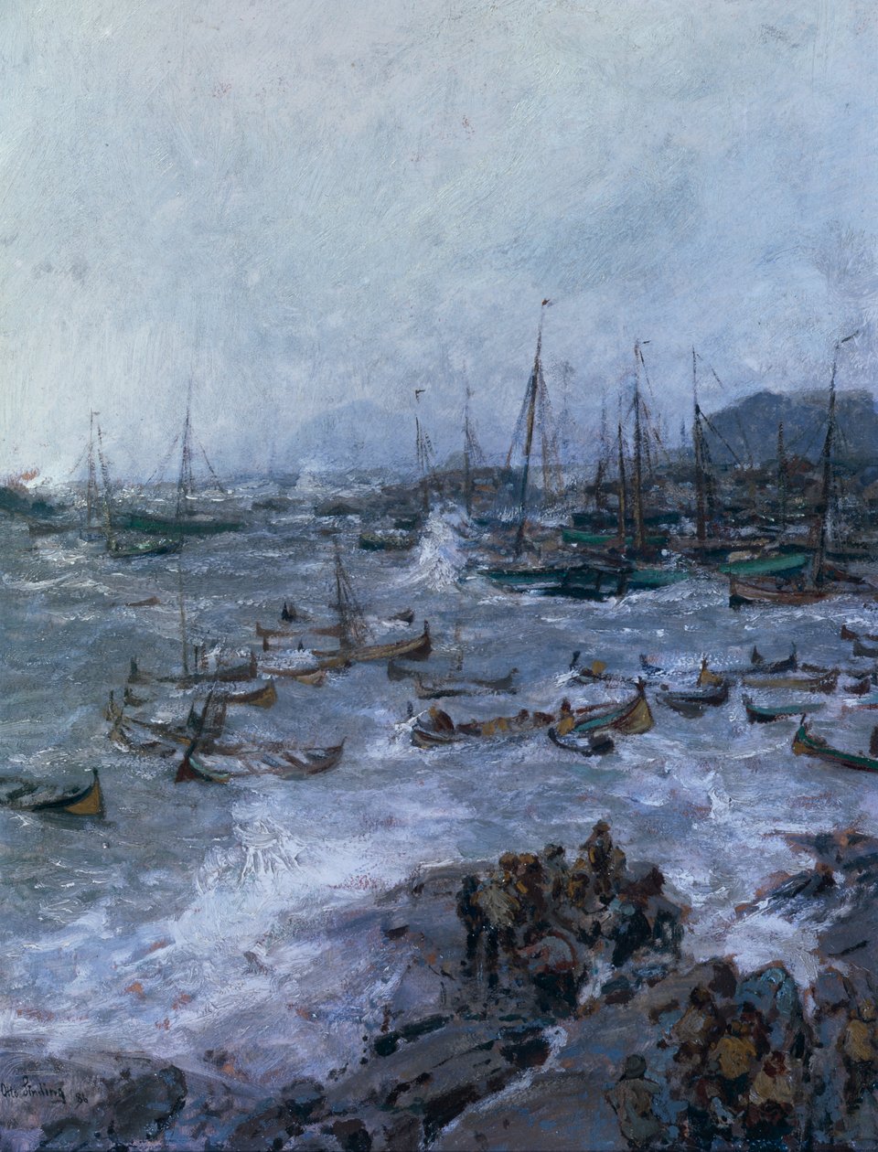 En stormfuld dag i Lofoten af Otto Ludvig Sinding