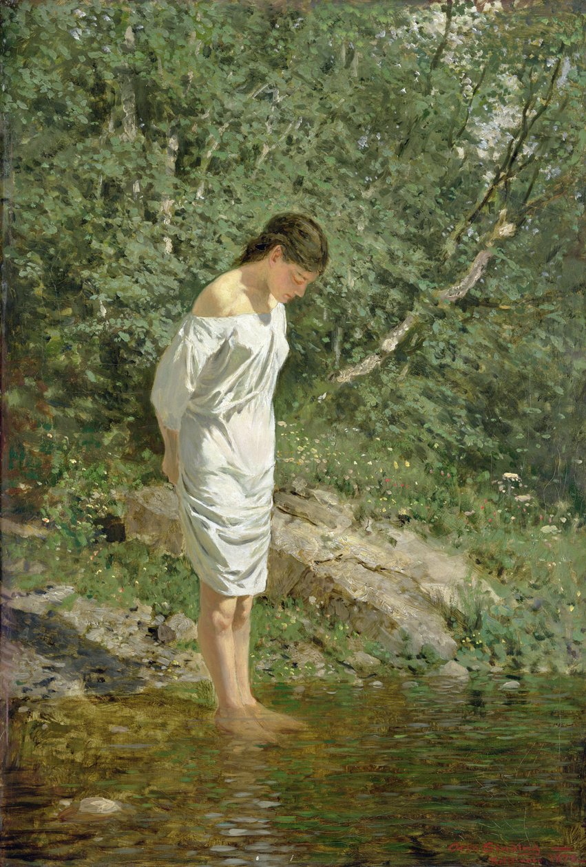 Anna ved vandet af Otto Ludvig Sinding