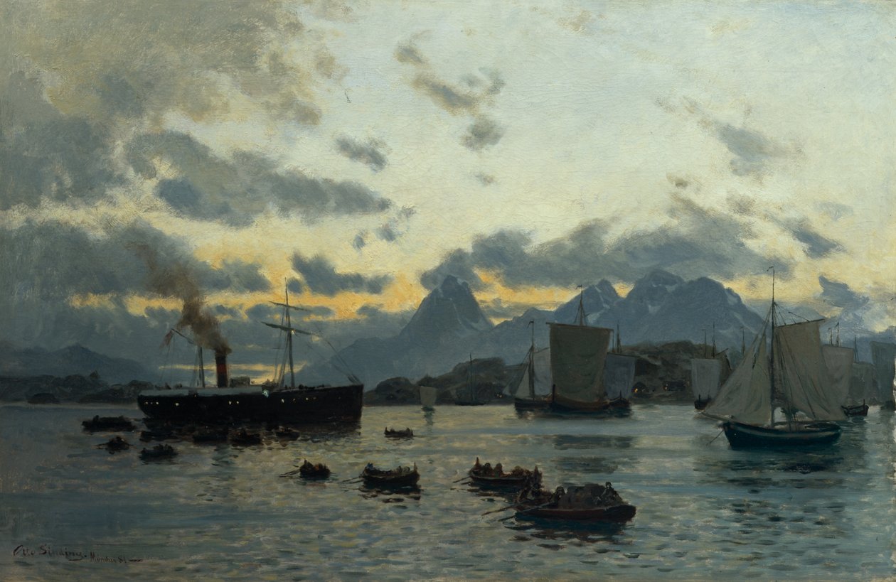 Hurtigruten af Otto Ludvig Sinding