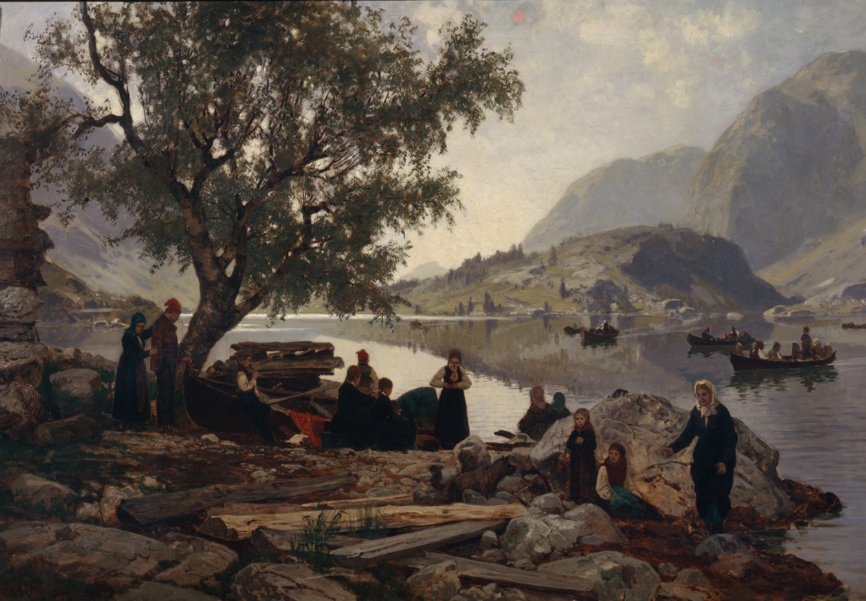 En del af fjorden af Otto Ludvig Sinding