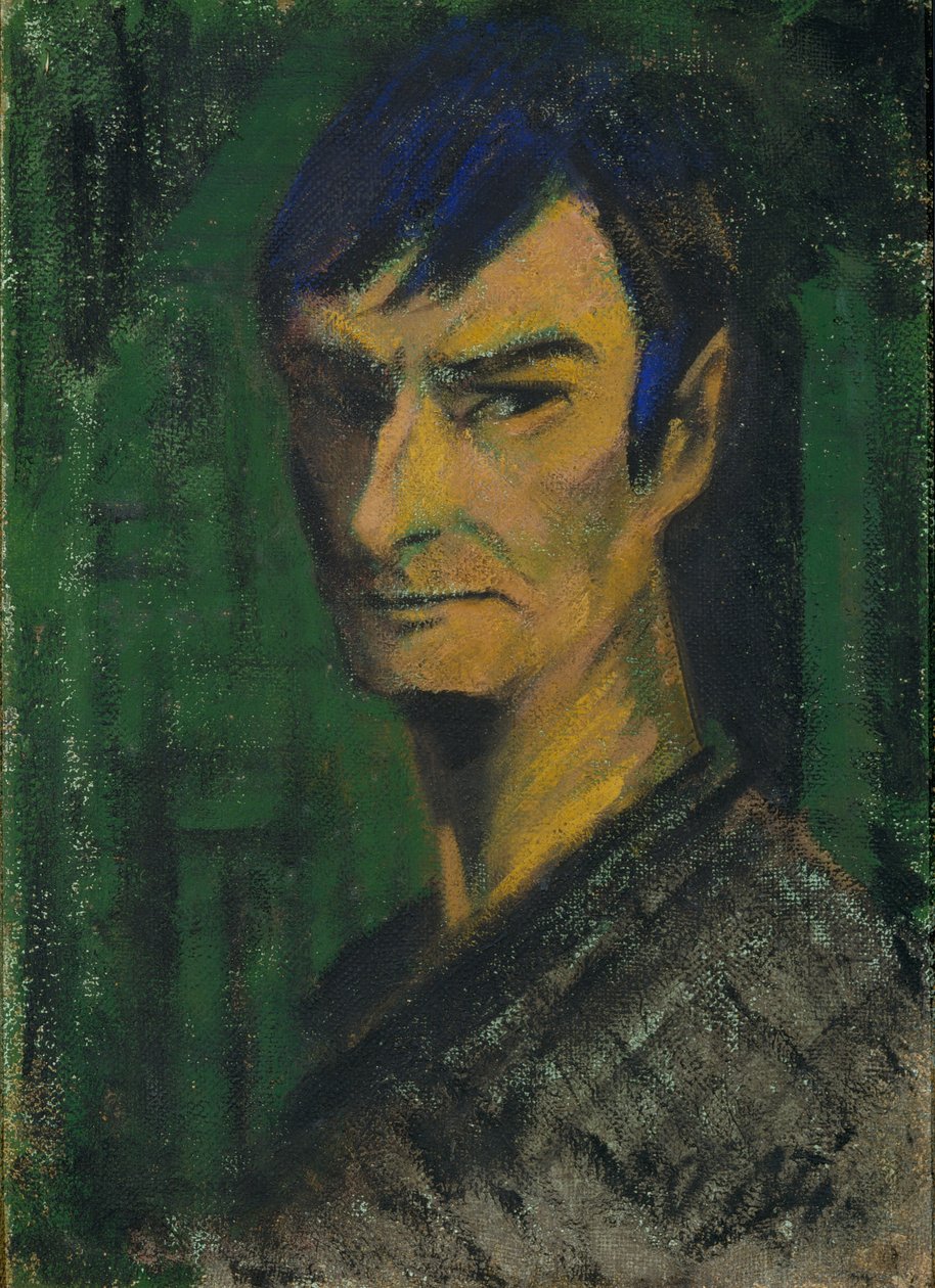 Selvportræt, ca. 1921 (tempera på lærred) af Otto Muller or Mueller