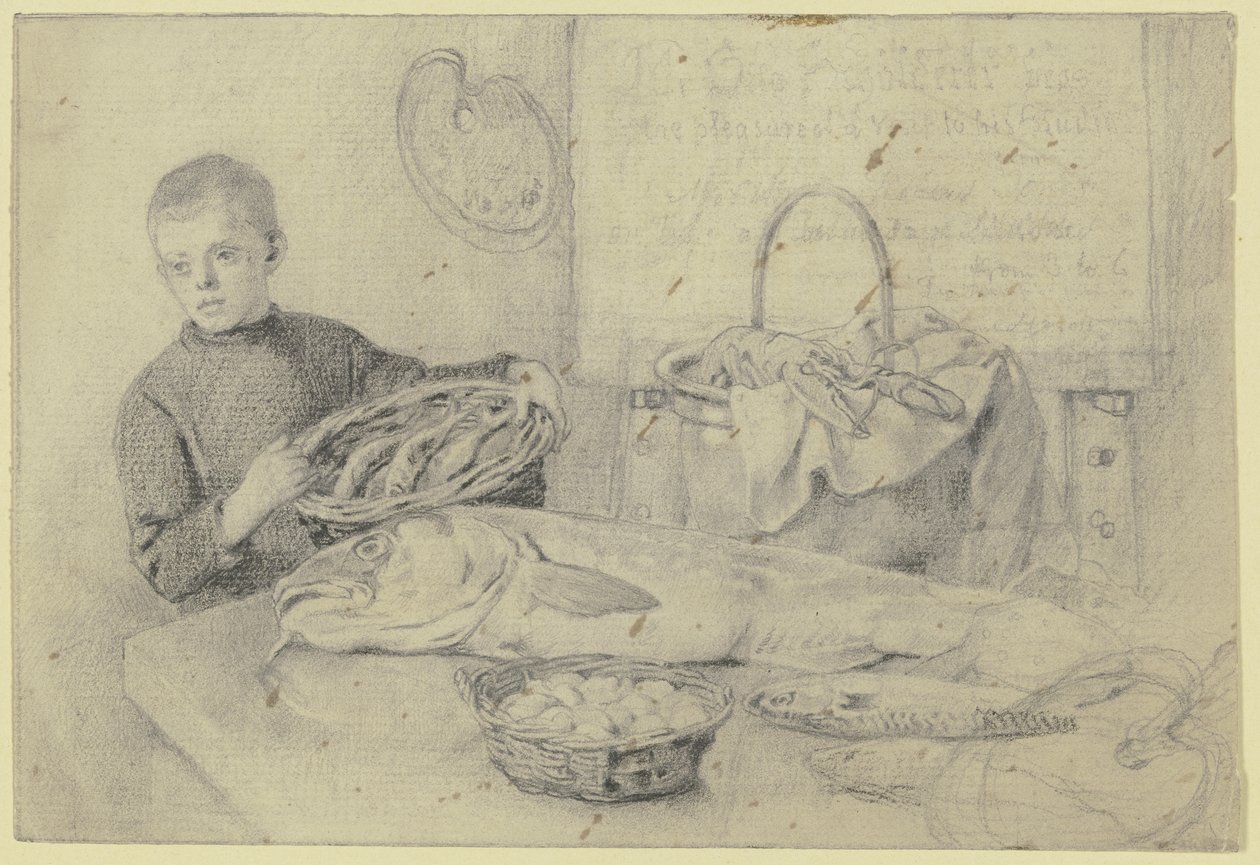 Hos fiskehandleren af Otto Scholderer