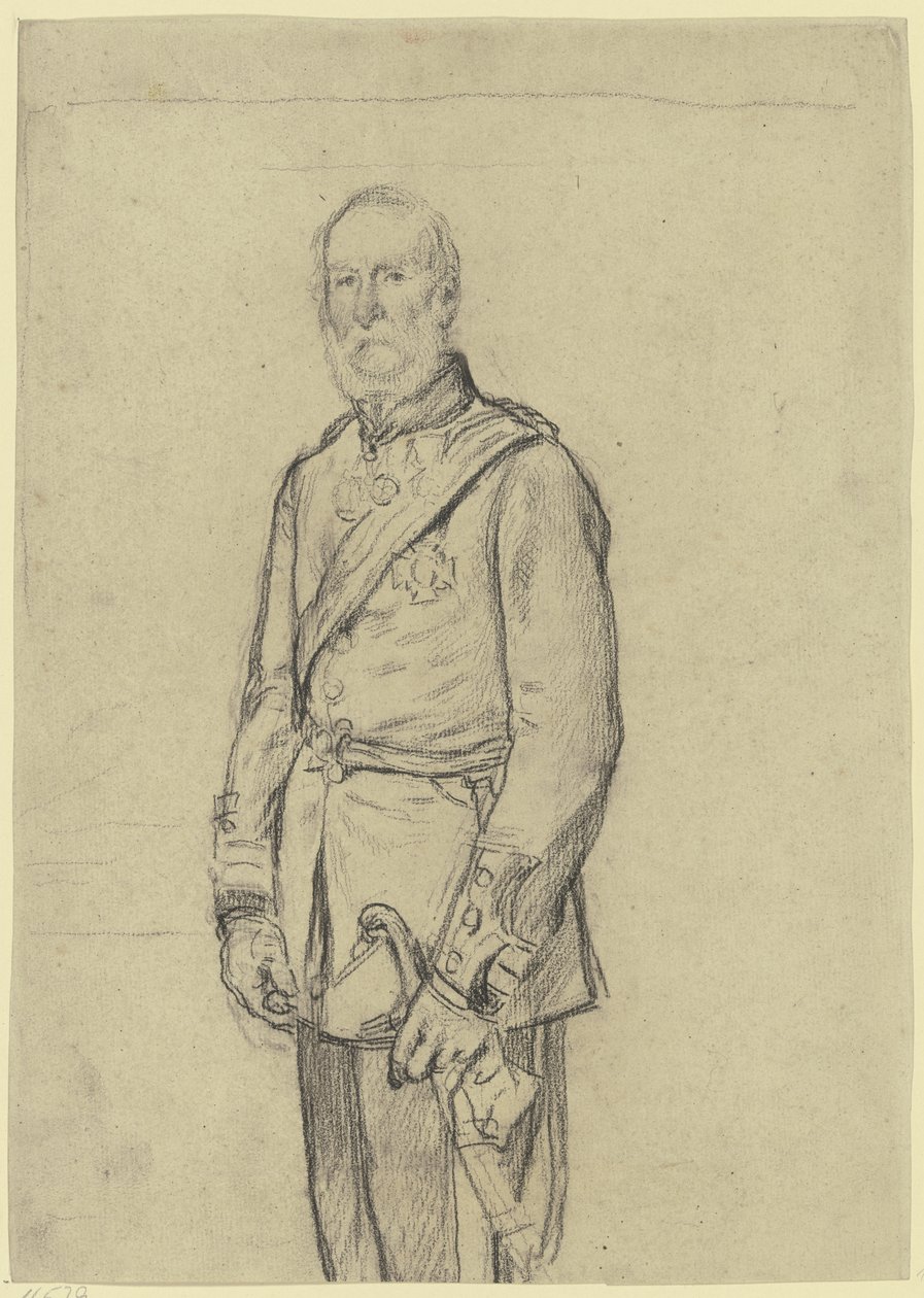 Portræt af general Viscount Templetown af Otto Scholderer