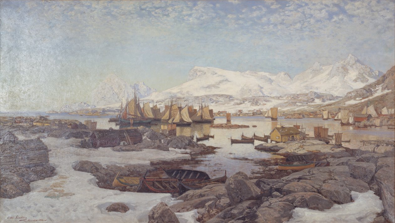 Forår i Lofoten af Otto Sinding