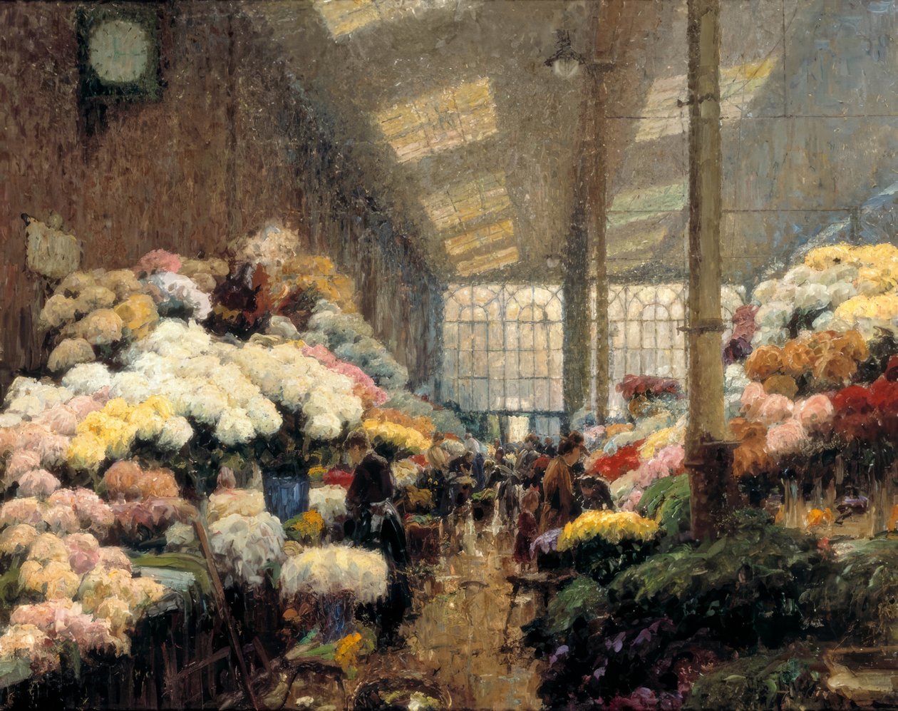 Blomstermarkedshal af Otto Thiele