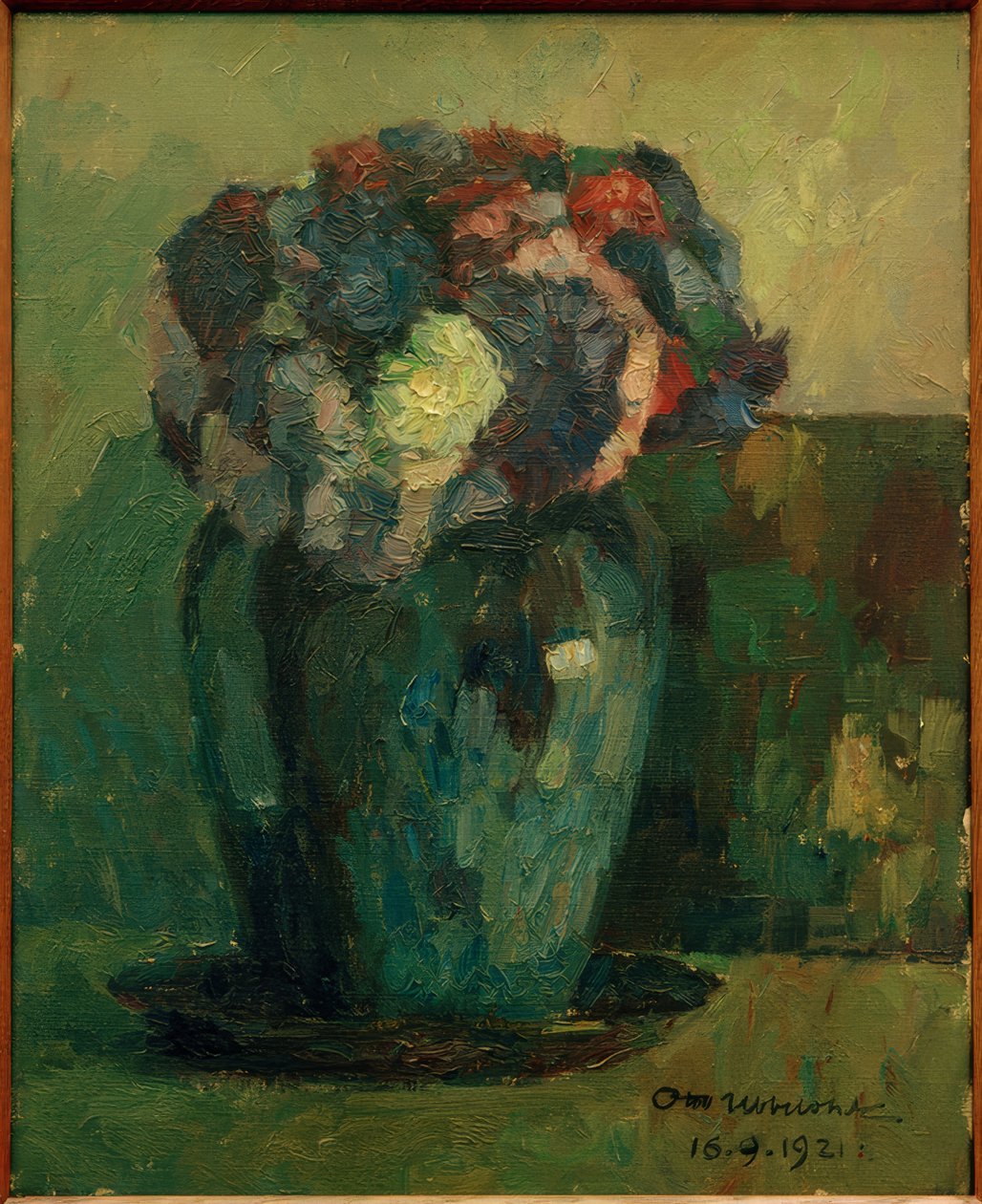 Vase med Astern af Otto Ubbelohde