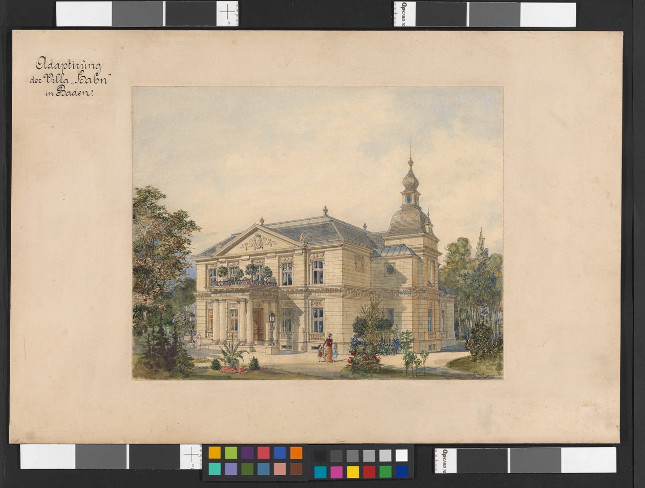 Ombygning af villaen "Hahn" i Baden af Otto Wagner