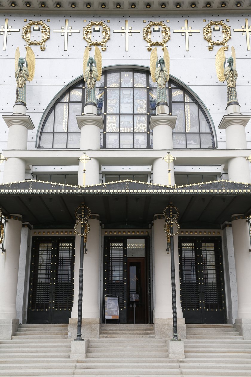 Am Steinhof kirke (kirke Leopld) designet af Otto Wagner, Wien, Østrig (foto) af Otto Wagner