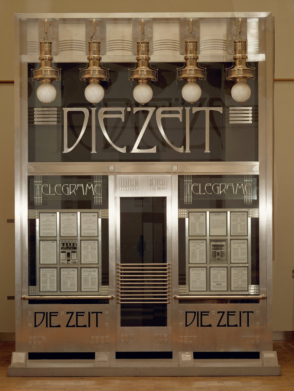 Depeschenbuero Die Zeit ... af Otto Wagner