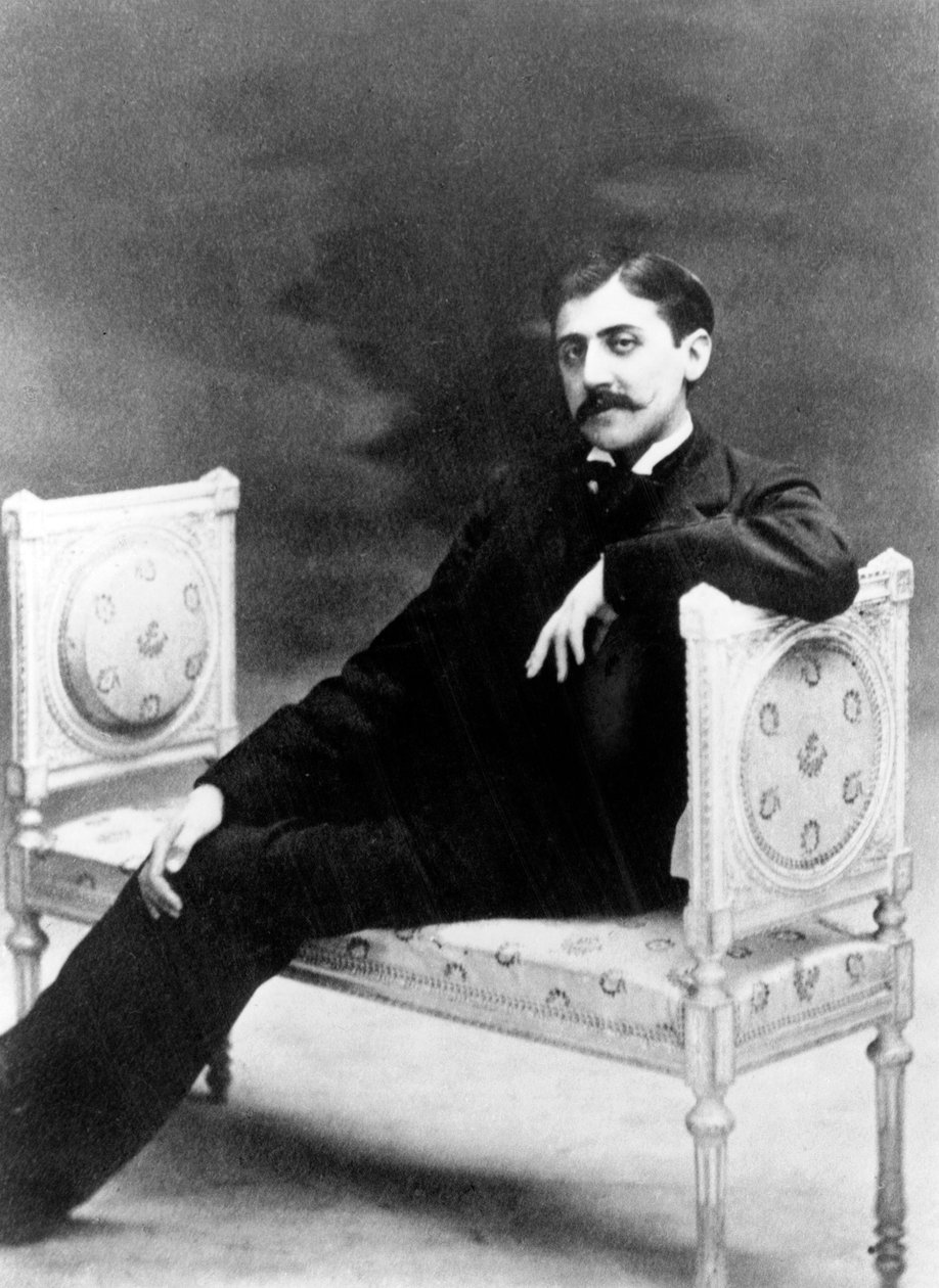 Den franske forfatter Marcel Proust (1871-1922) ca. 1895, foto af Otto Wegener (s/h foto) af Otto Wegener