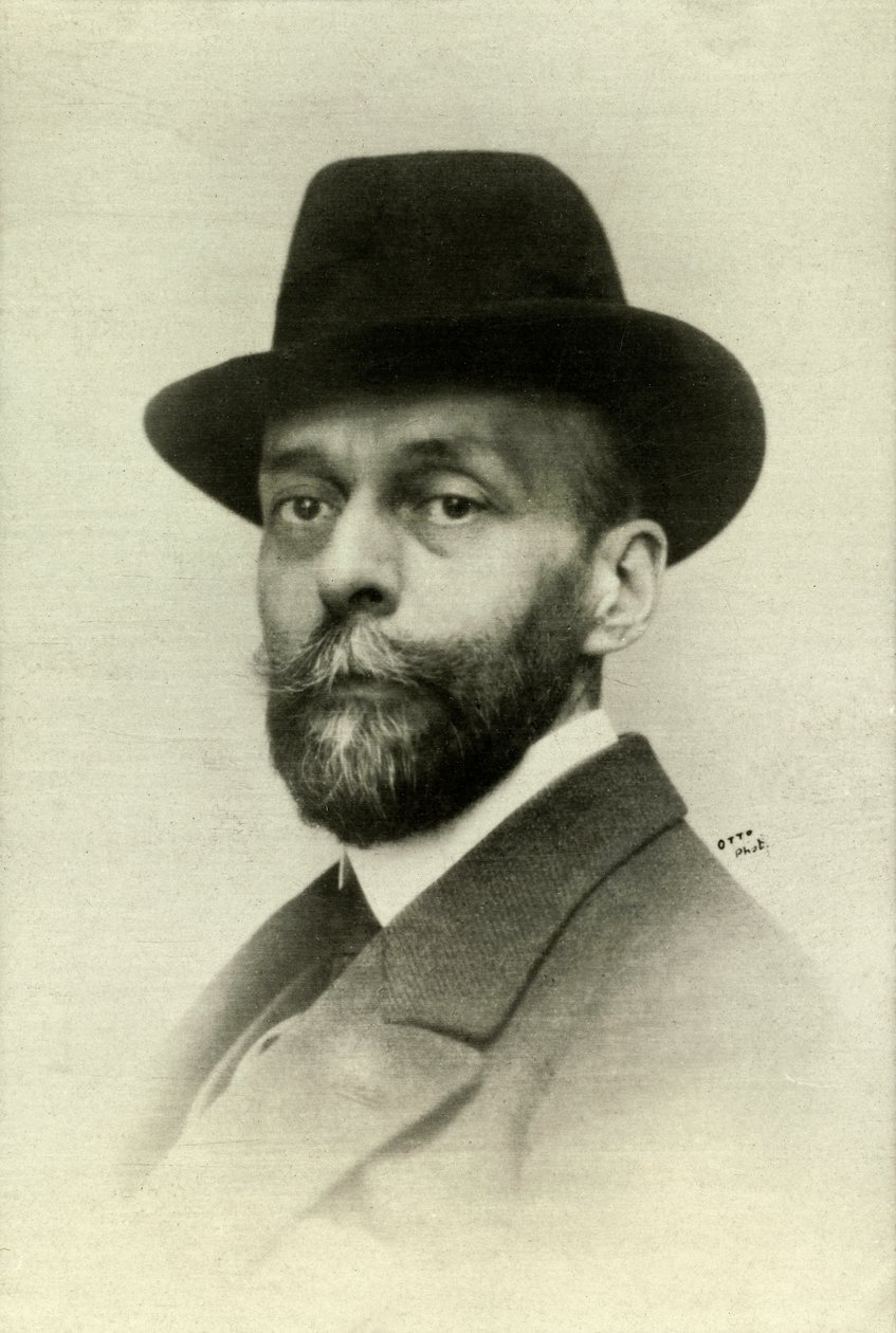 Portræt af Rene Boylesve (foto) af Otto phot