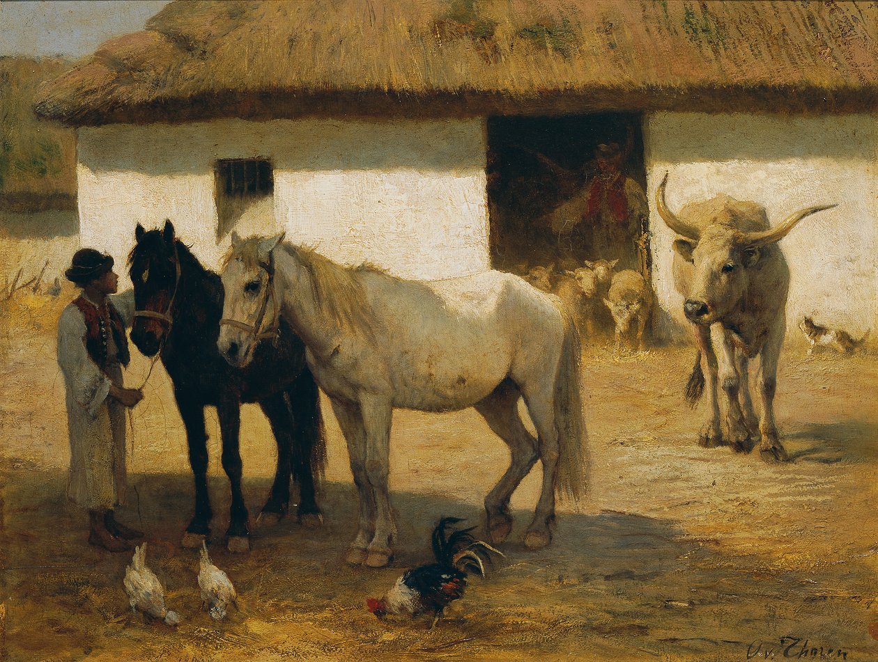 ungarsk gård af Otto von Thoren
