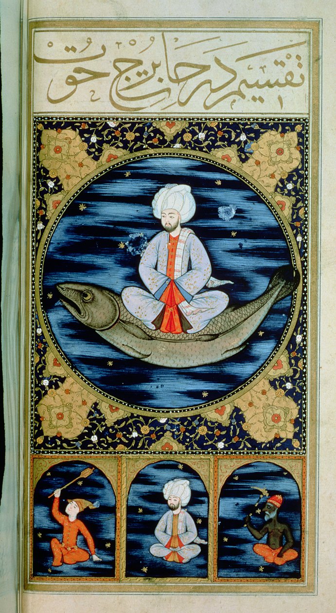 SUF.TURE 242 f.30v Fiskene af Ottoman School