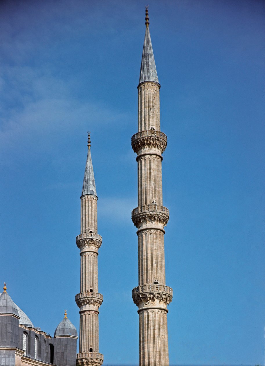 Detalje af minareterne (1575) af Ottoman School