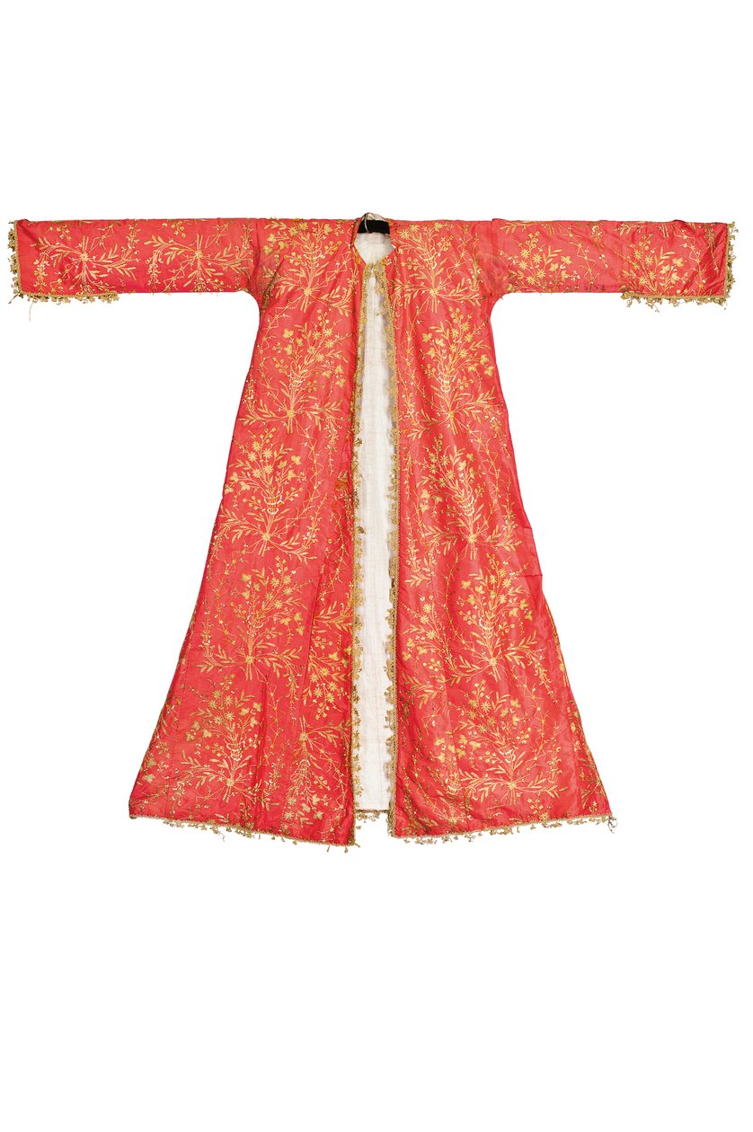 Kvinders anteri-kåbe (silke) af Ottoman School