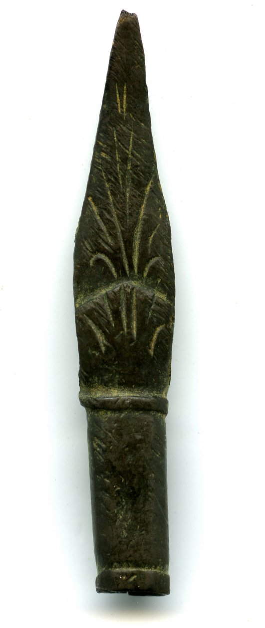 Osmannisk skrivepen, fundet under arkæologiske udgravninger i Egypten: skrift med blæk af Ottoman School
