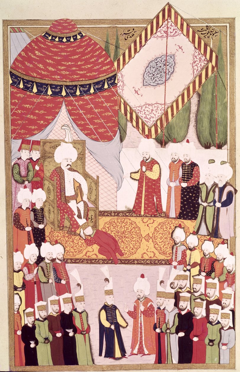 Kroningen af Sultan Selim I (1466-1520) fra 