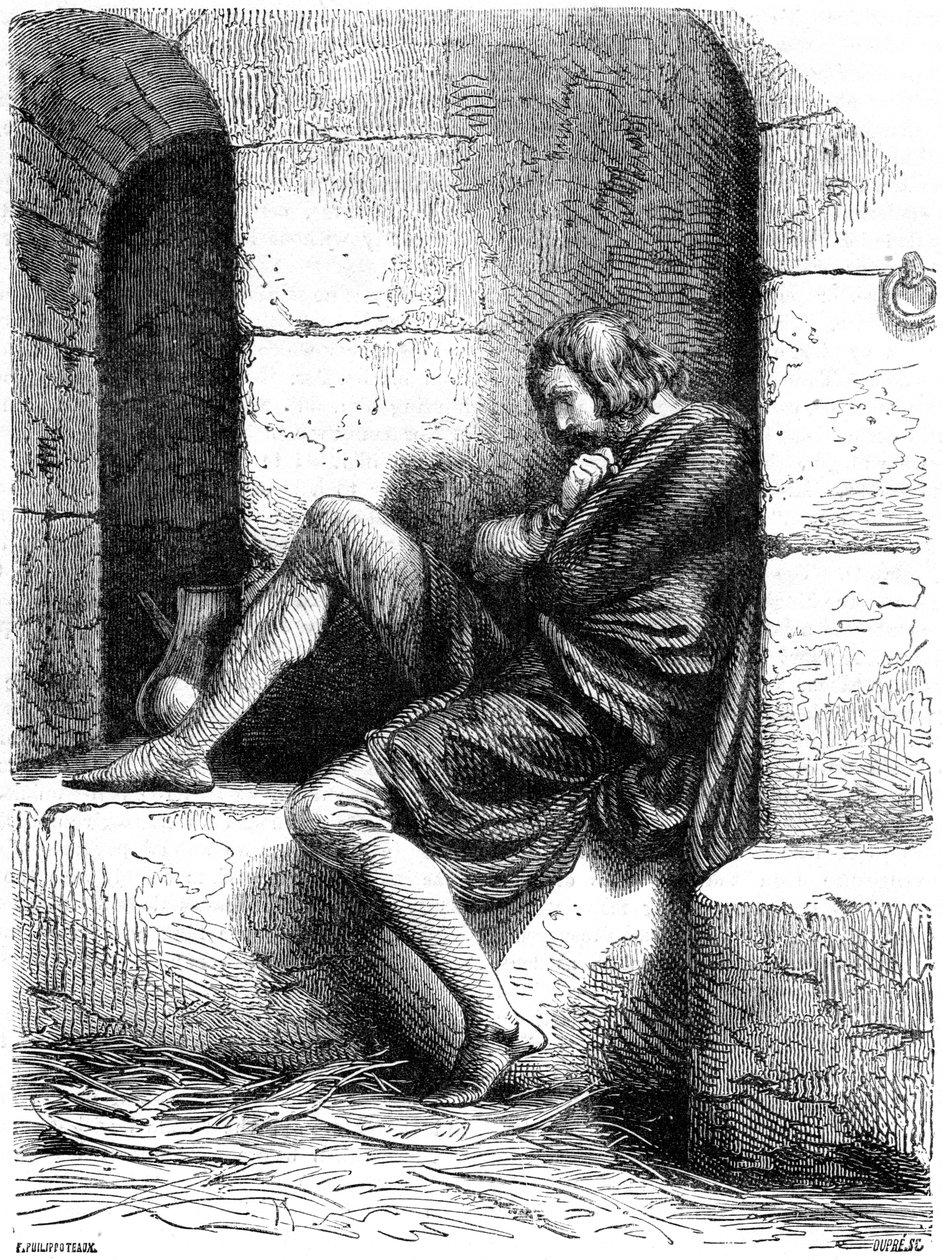 Robert of Normandy a Prisoner in Cardiff Castle, 19th century.dani af Oupre