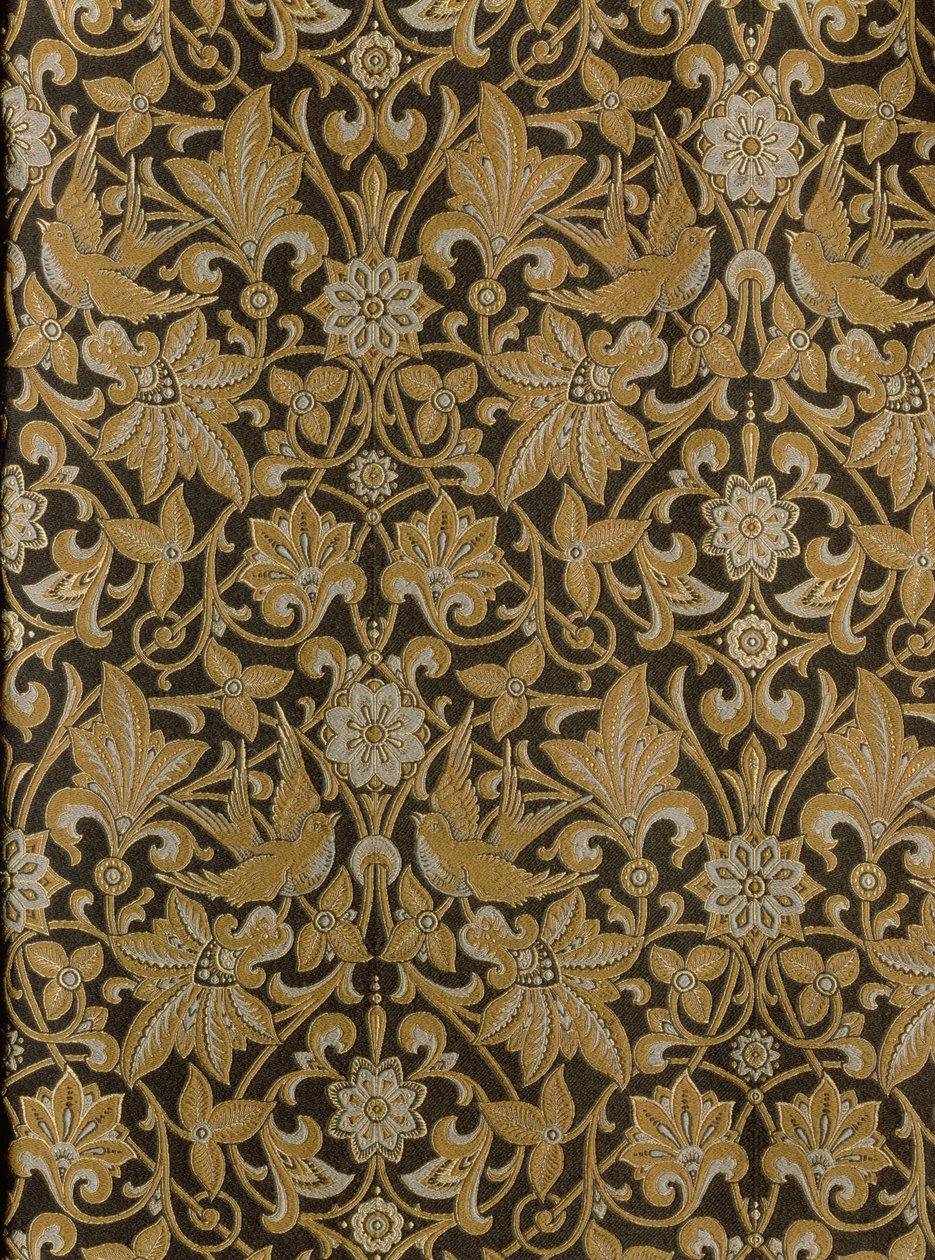 Chandos, designet i 1868, lavet i 1873 af Warner & Sons (vævet silke bomuld og uld) af Owen Jones