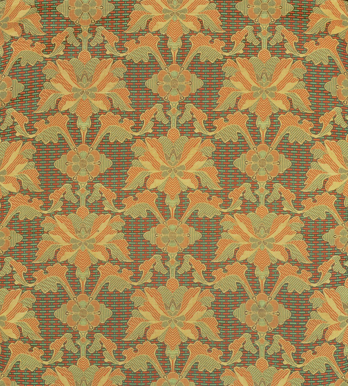 Sultan, lavet af Warner, Sillet & Ramin, designet ca. 1870 (jacquardvævet silke) af Owen Jones