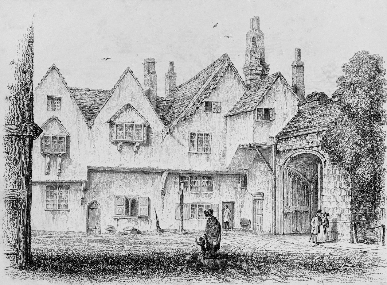Cheney Court Winchester, ca. 1830 af Owen Brown Carter