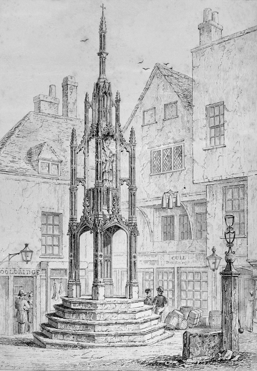 City Cross Winchester, ca. 1830 af Owen Brown Carter