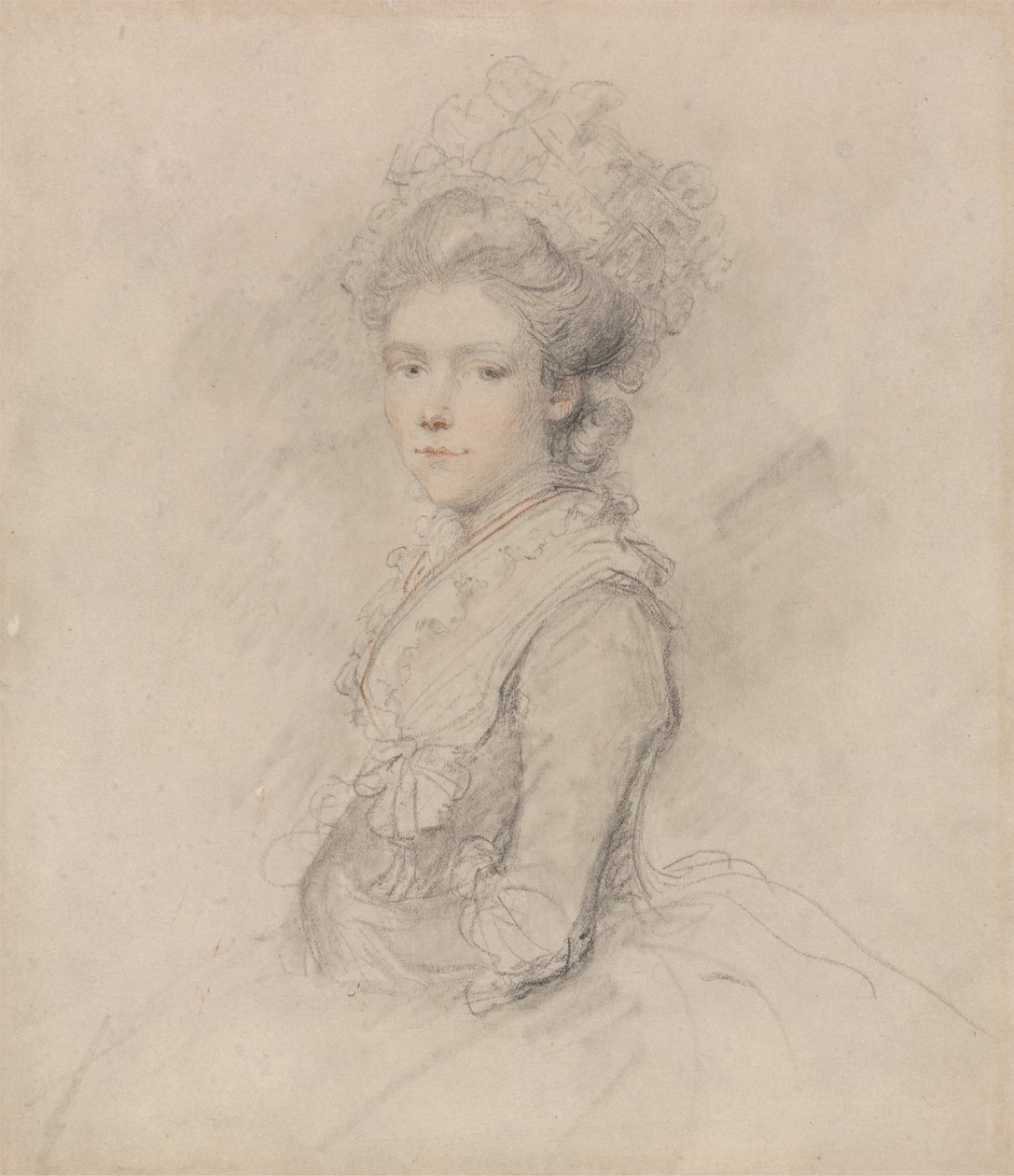 Mrs. James Paine, Newman Street af Ozias Humphry
