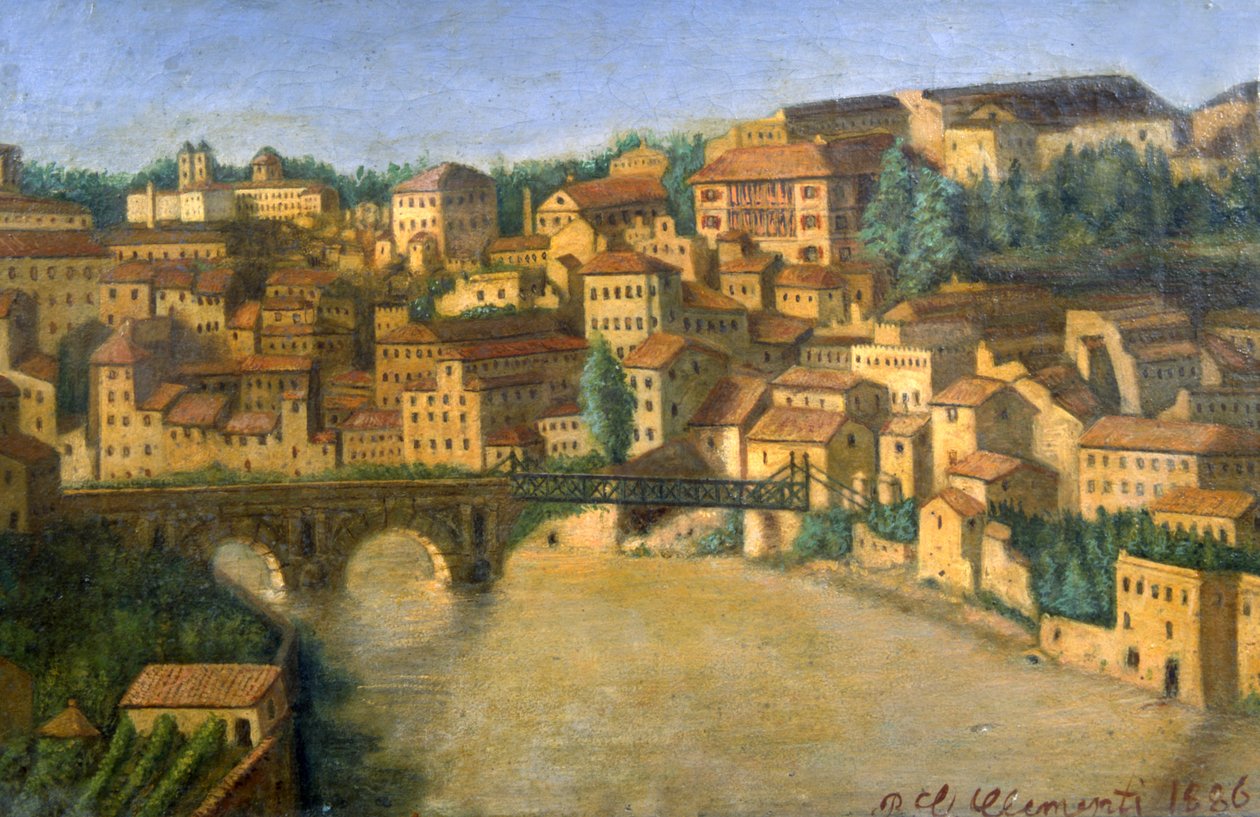 Broken Bridge, 1886 af P. C. Clementi