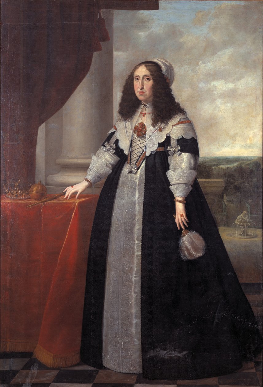 Cecilia Renata af Østrig, dronning af Polen, 1643 af P. Danckerts