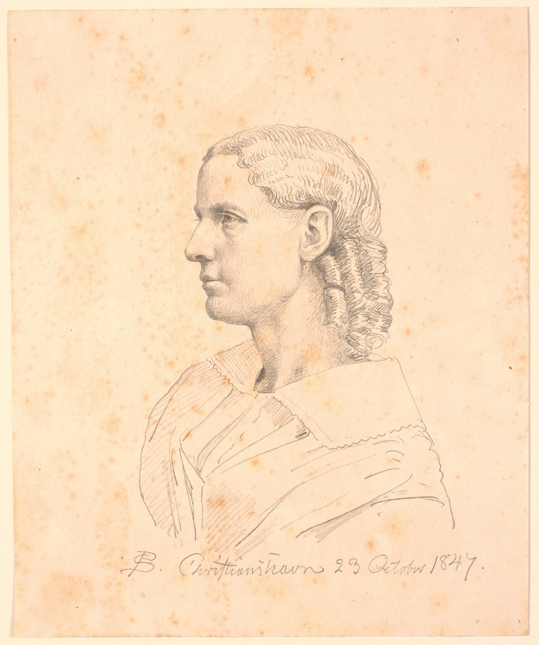Dameportræt. af P.C. Skovgaard