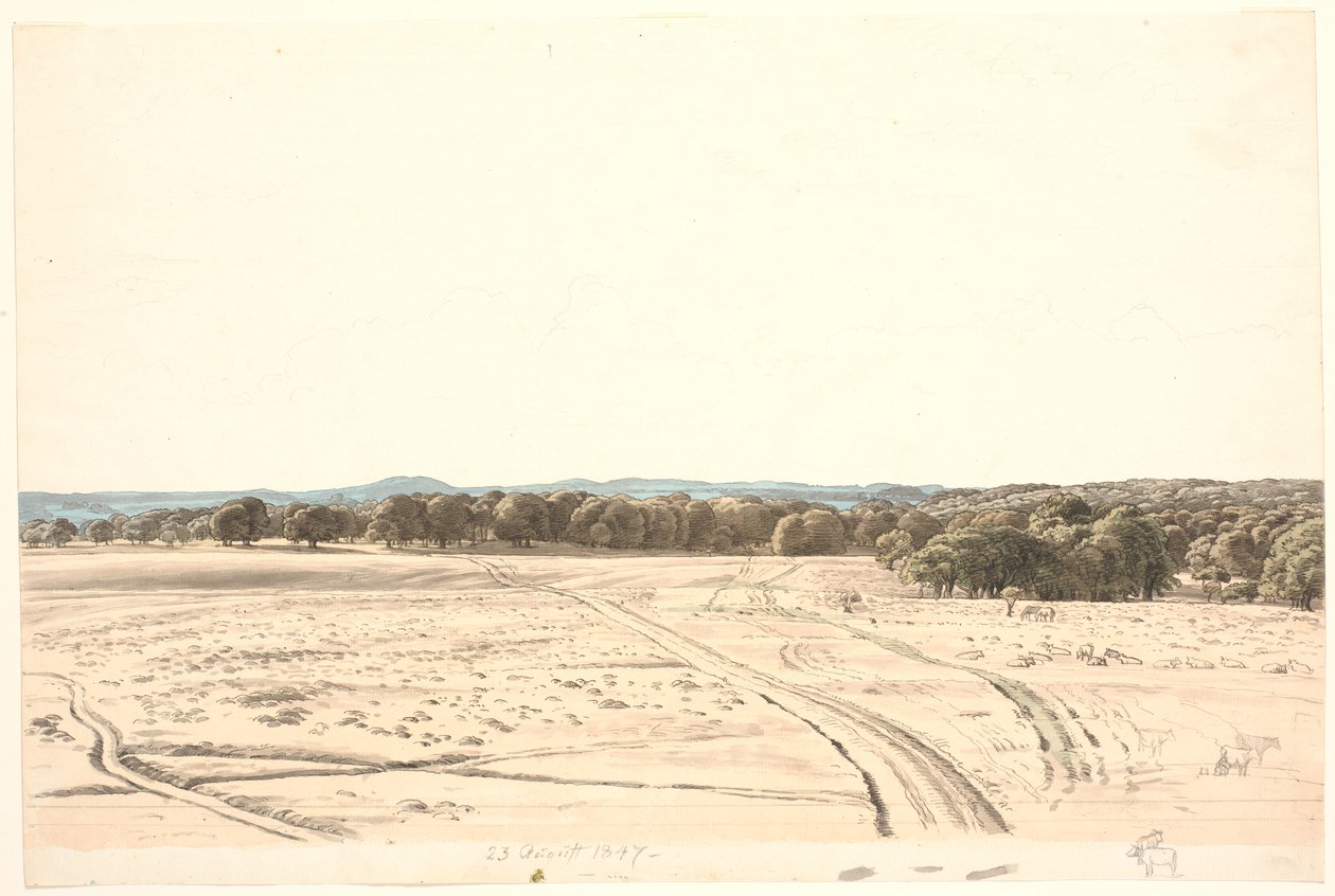 Fra Eremitagesletten. af P.C. Skovgaard