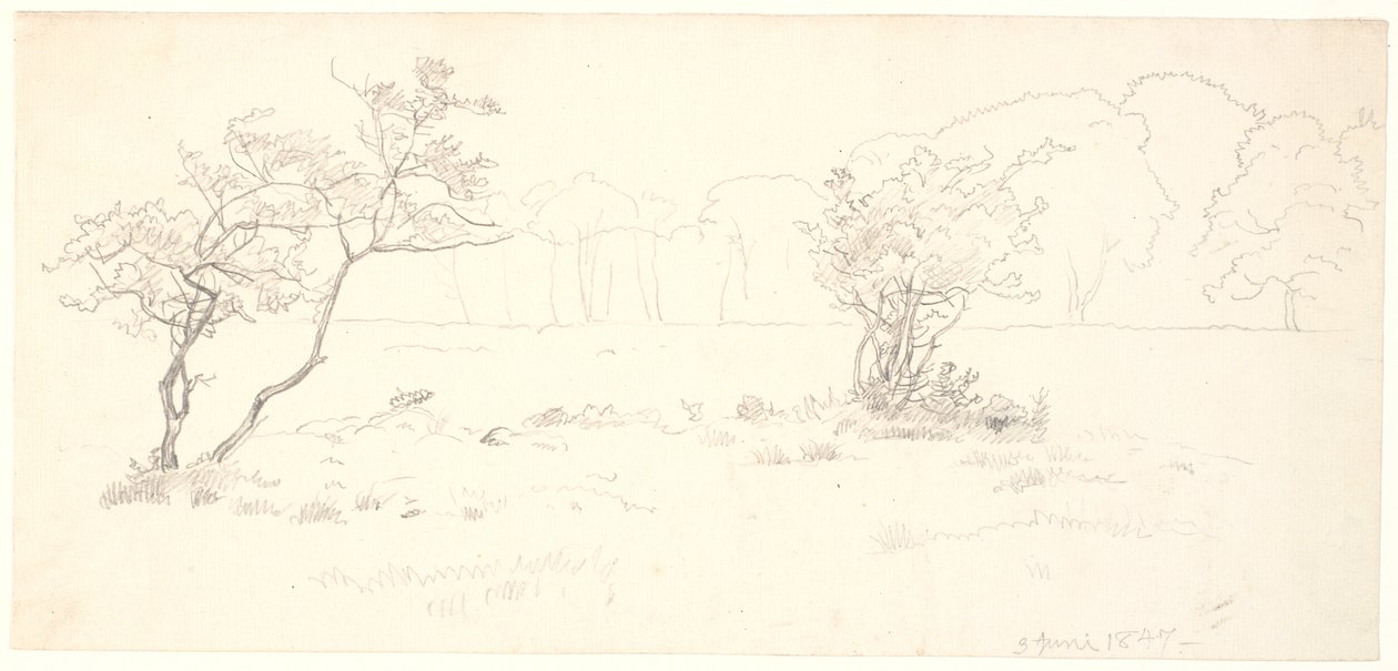 Fra Eremitagesletten i Dyrehaven. af P.C. Skovgaard