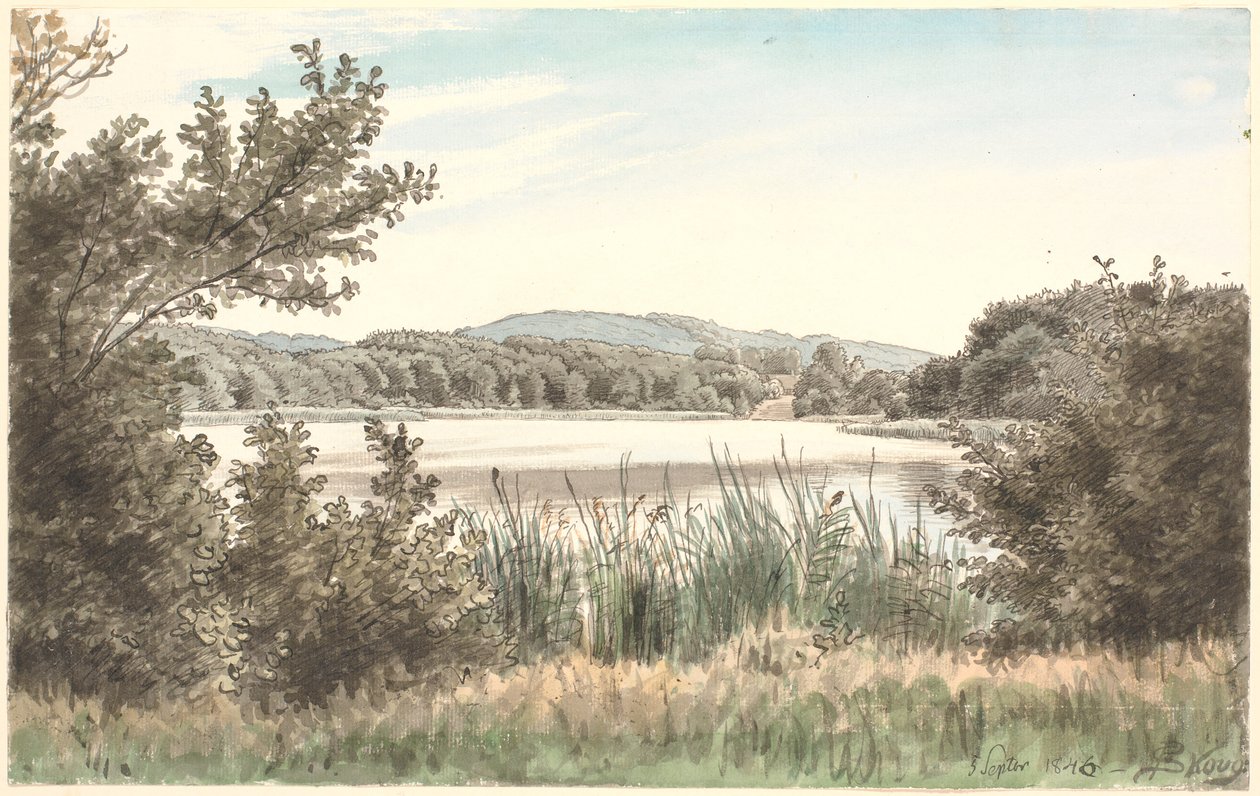 Hundesøen paa Møen. af P.C. Skovgaard