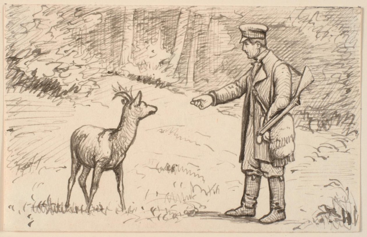Mødet i skoven af P.C. Skovgaard