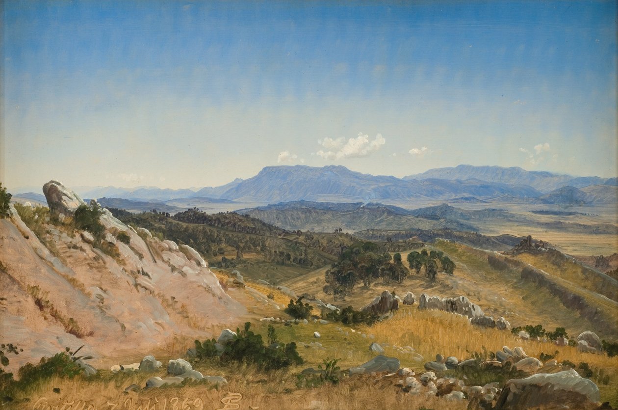Rocky Hills nær Civitella af P.C. Skovgaard