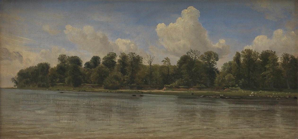 Strand ved Præstø af P.C. Skovgaard