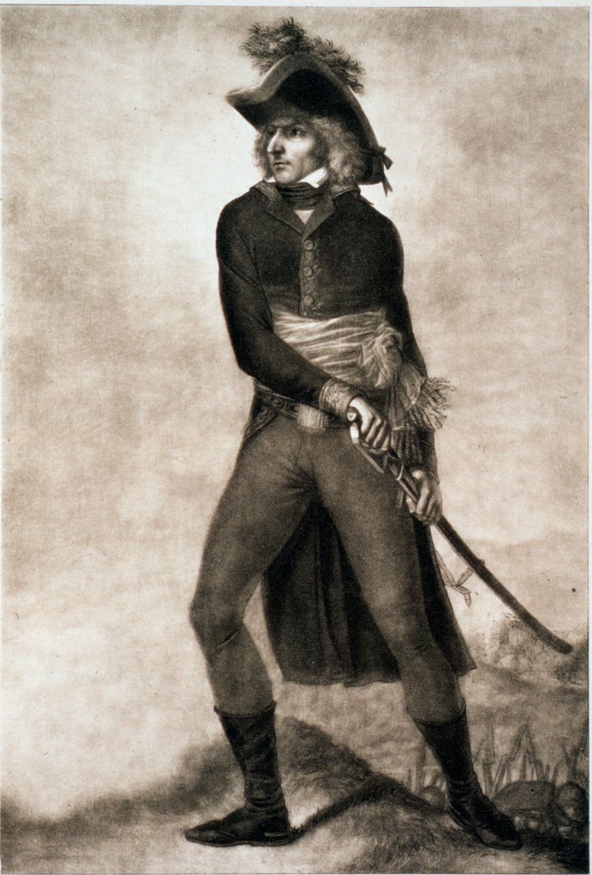 Carl XIV Johan af Sverige, da han var feltmarskal af Frankrig, c1804-c1810 af PM Mix