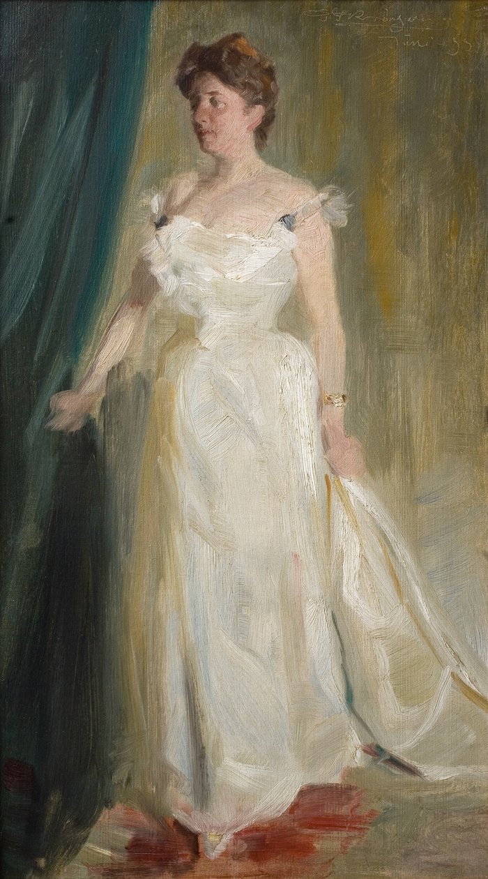 Portræt af lensgrevinde Lillie Suzanne Raben-Levetzau af Peder Severin Krøyer