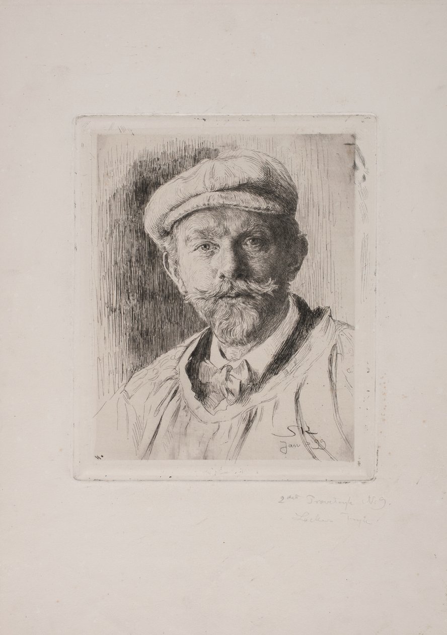 Selvportræt af Peder Severin Krøyer