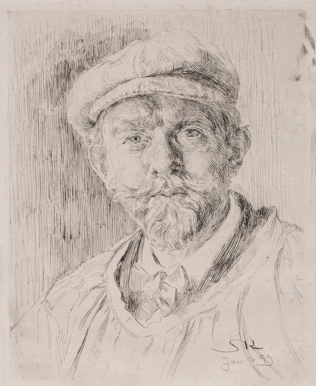 Selvportræt af Peder Severin Krøyer