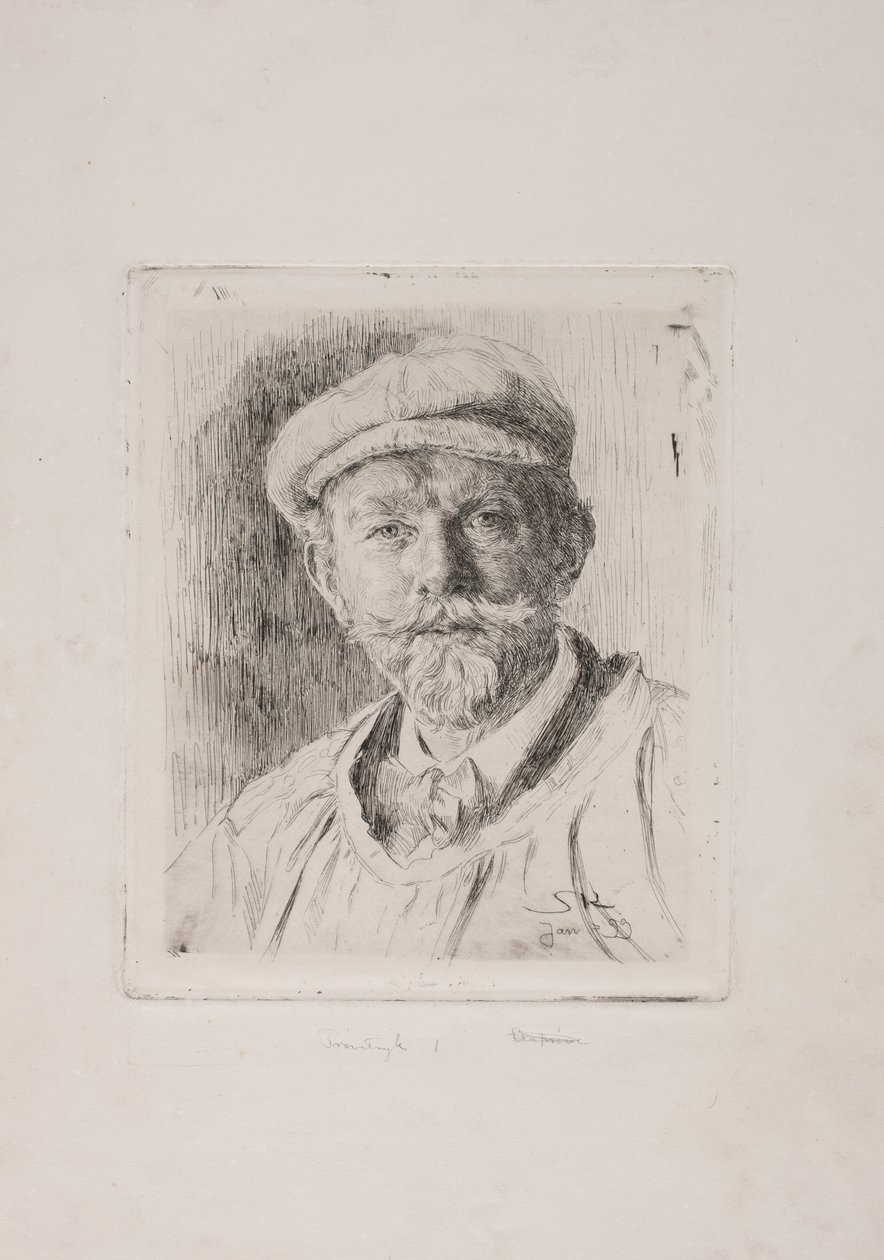 Selvportræt af Peder Severin Krøyer