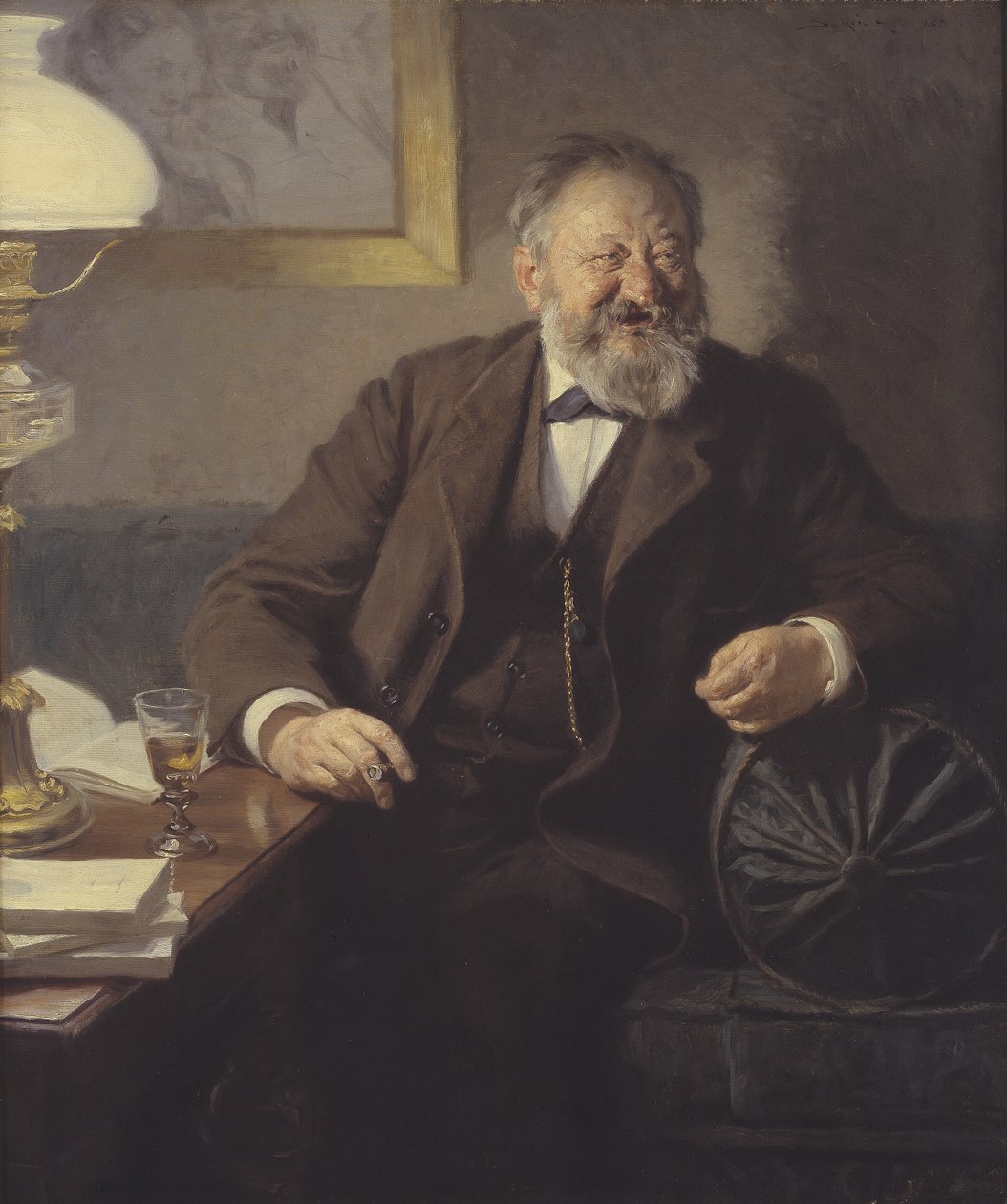 Forfatteren Sophus Schandorph af Peder Severin Krøyer