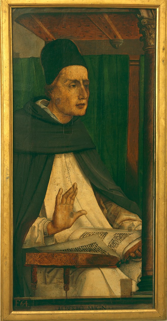 Albert den Store (olie på lærred) af P. (c.1450 1504) Joos van Gent and Berruguete