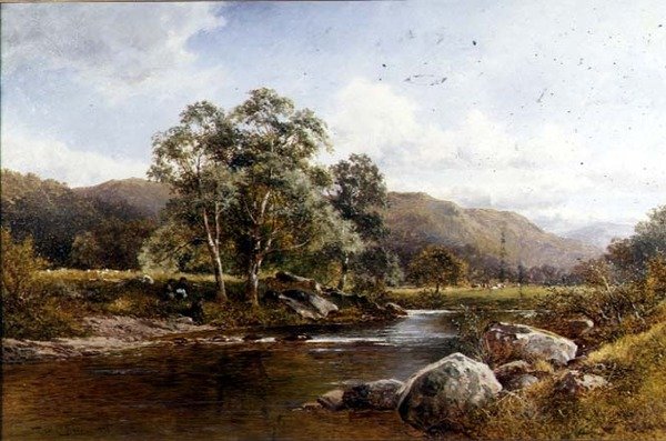 Udsigt over Abbot Hall, Kendal af P. Crosthwaite