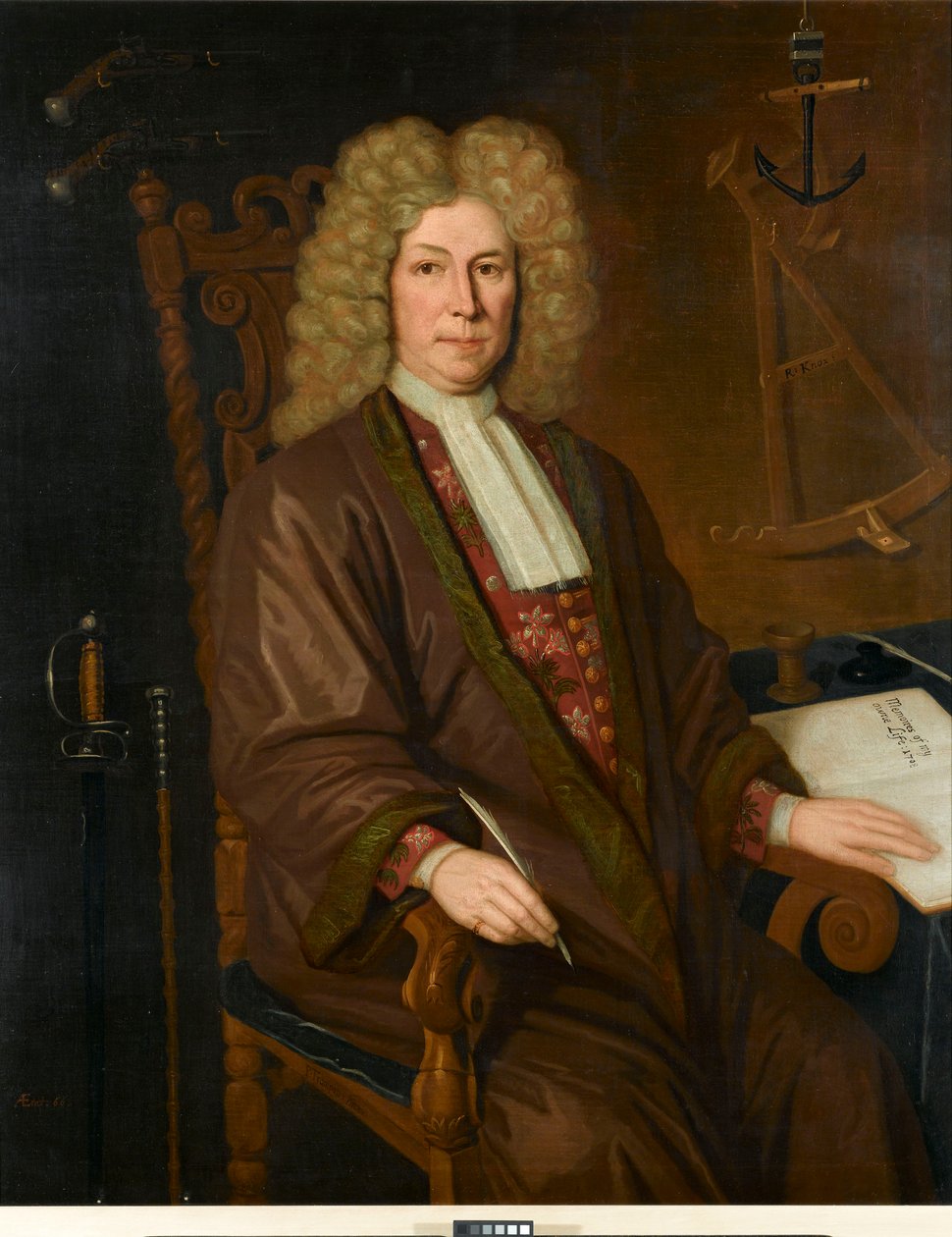 Kaptajn Robert Knox (1642-1720) fra Det Ostindiske Kompagni af P. Trampon