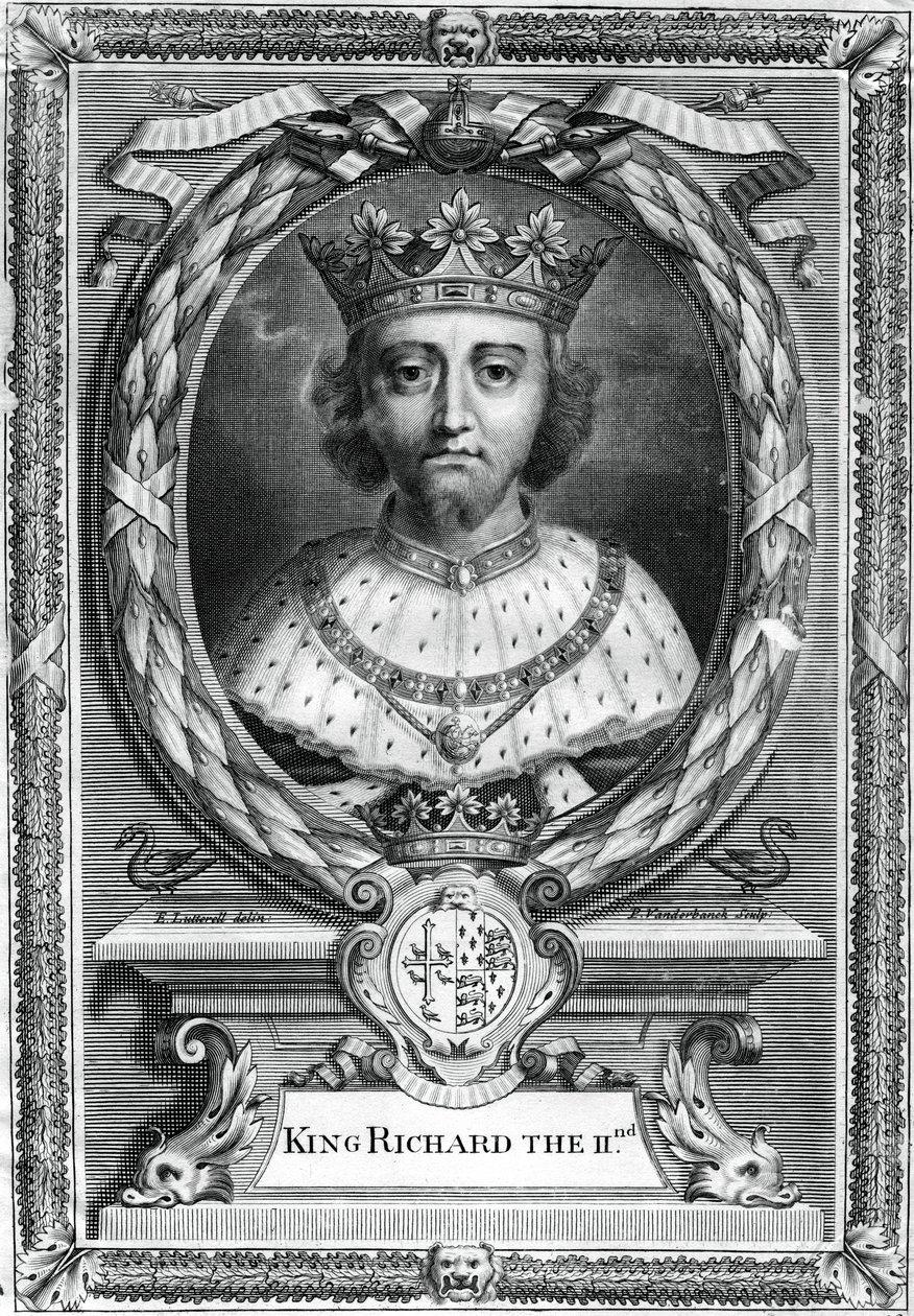 Richard II, konge af England. af P. Vanderbanck