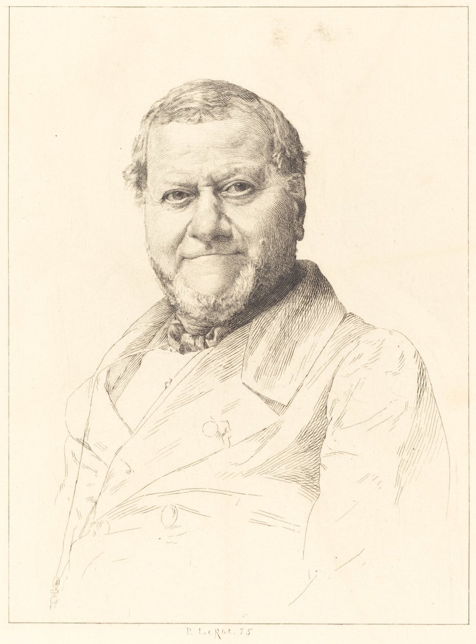 Portræt af en mand af P. le Robert