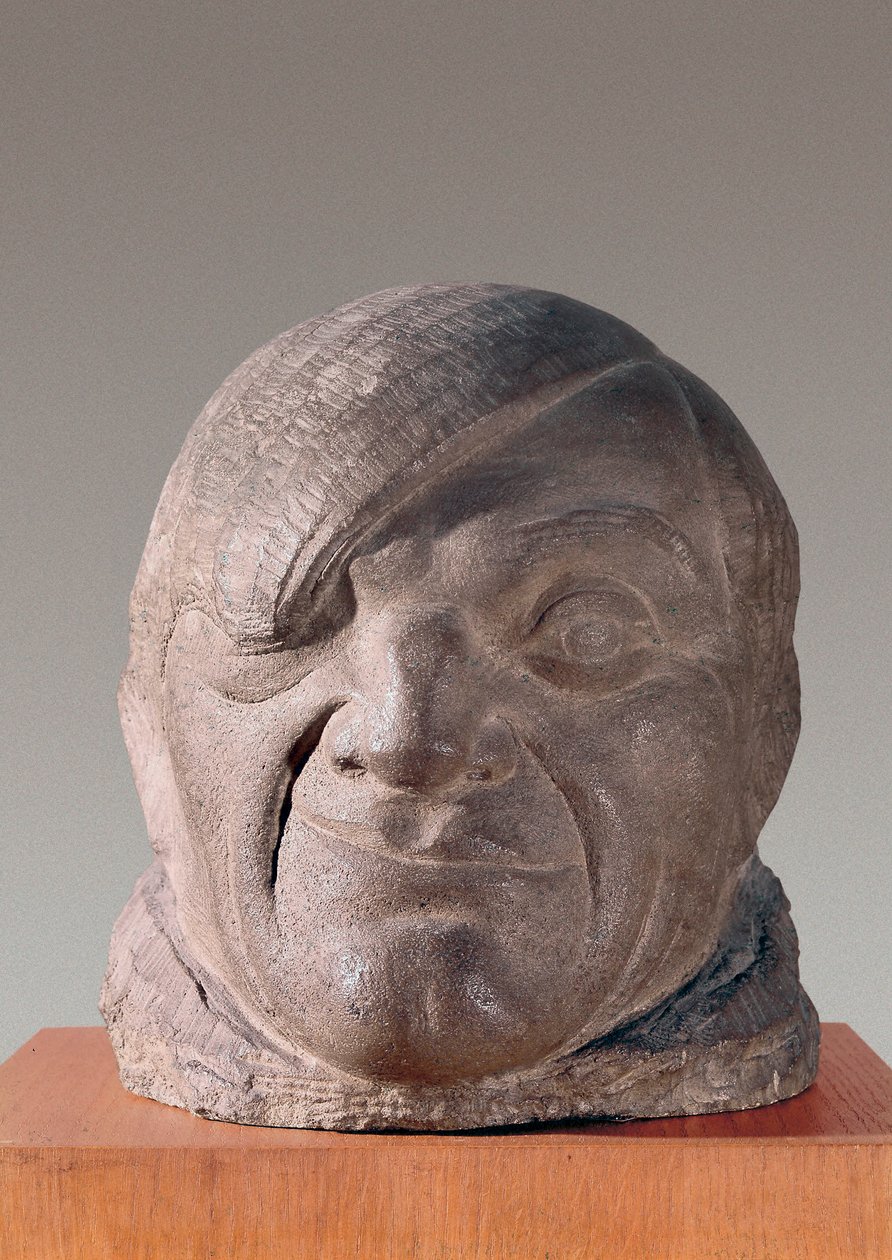 Portræt af den spanske maler Pablo Picasso af Pablo Gargallo